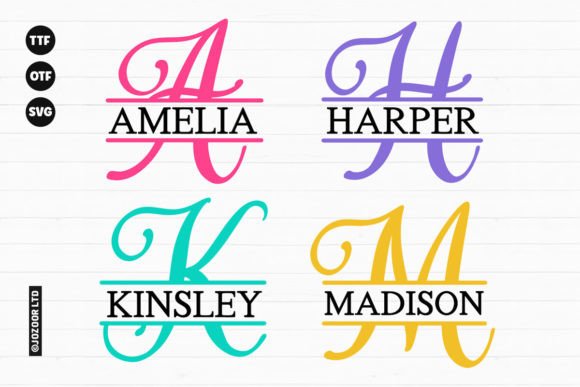 Amelia Split: The Perfect Decorative Font for Your Brand