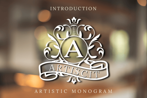 Artistic Monogram: A Decorative Font for Creative Web Design