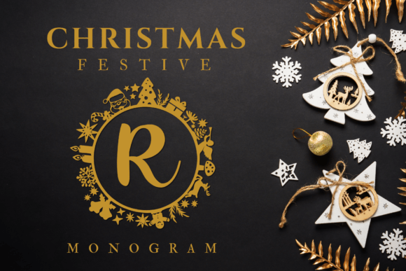 Christmas Festive Monogram: The Perfect Font for Holiday Creations