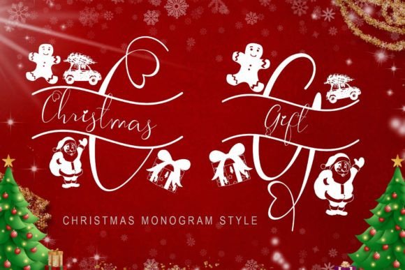 Christmas Gift Monogram: A Perfect Font for Elegant Web Design