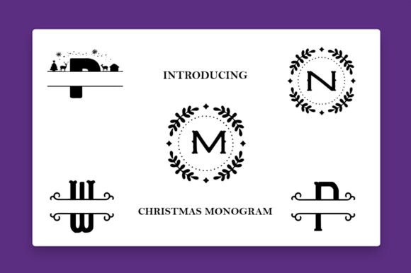 Christmas Monograms: The Perfect Font for Festive Branding