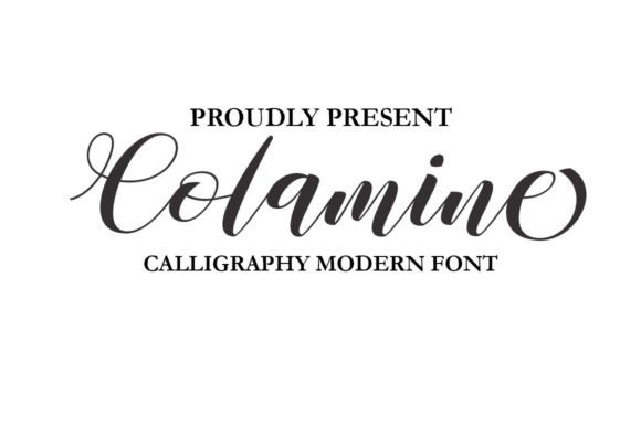 Colamine: The Elegant Script Font for Business Branding