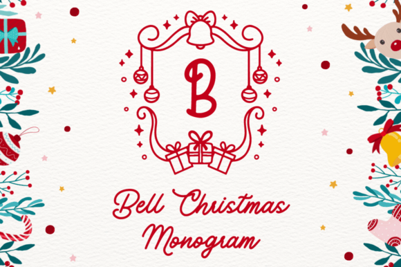 Creating a Festive Brand with Bell Christmas Monogram