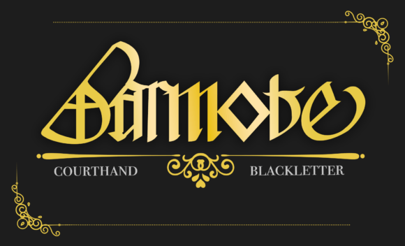 Discover Barmote Courthand: A Medieval-Inspired Typeface