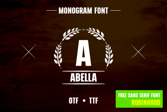 Enhance Your Brand with Wreath Monogram Font