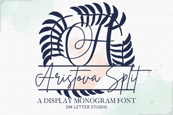 Enhancing Editorial Elegance with Aristova Split Monogram