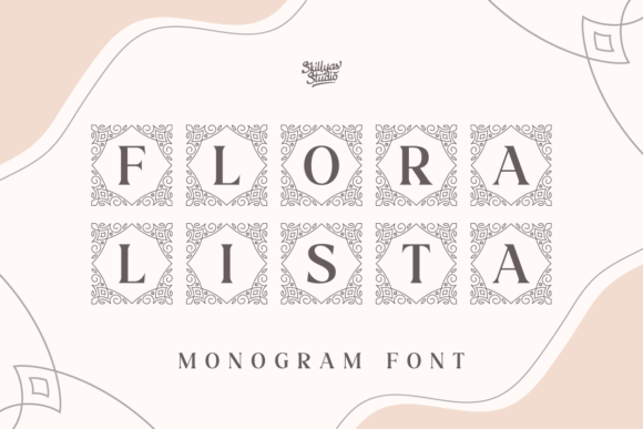 Floralista Monogram: A Sophisticated Font for Elegant Branding