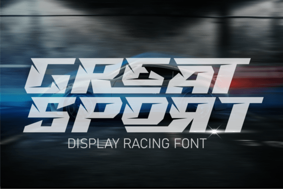 Great Sport: A Modern Display Font for Creative Makers