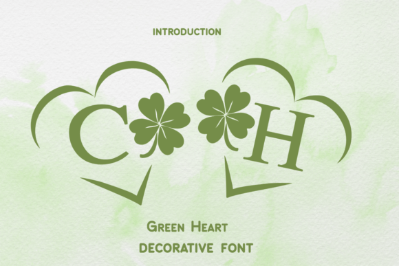 Green Heart: A Charming Font for Your Brand