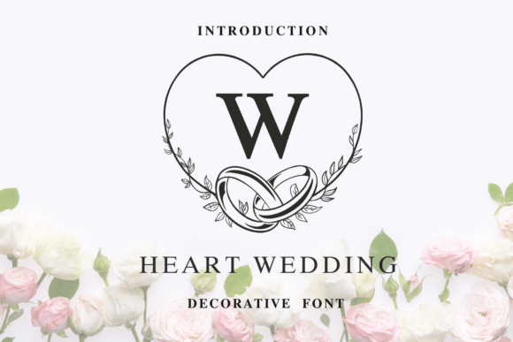 Heart Wedding: The Perfect Font for Romantic and Elegant Designs