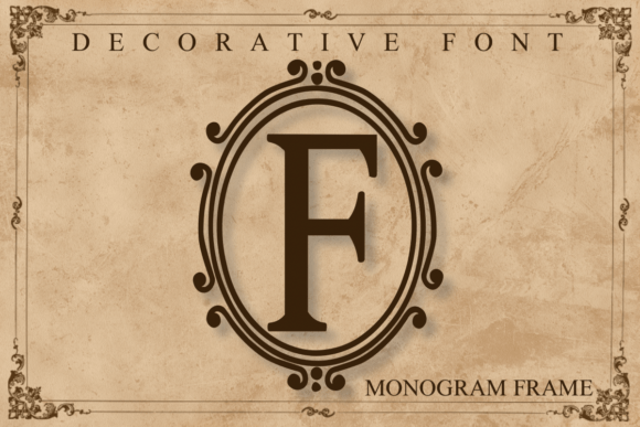 Monogram Frame: A Decorative Font for Creative Makers