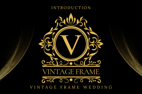 Vintage Frame: A Stylish Decorative Font with Classic Elegance